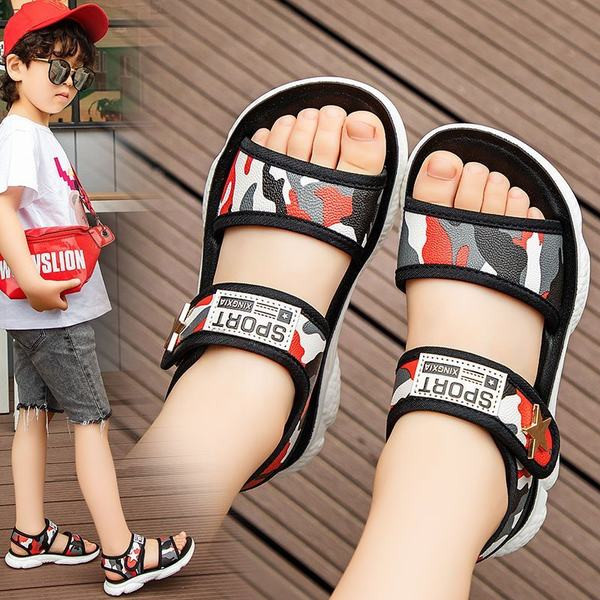 Dječje sandale s maskirnim uzorkom za dječake