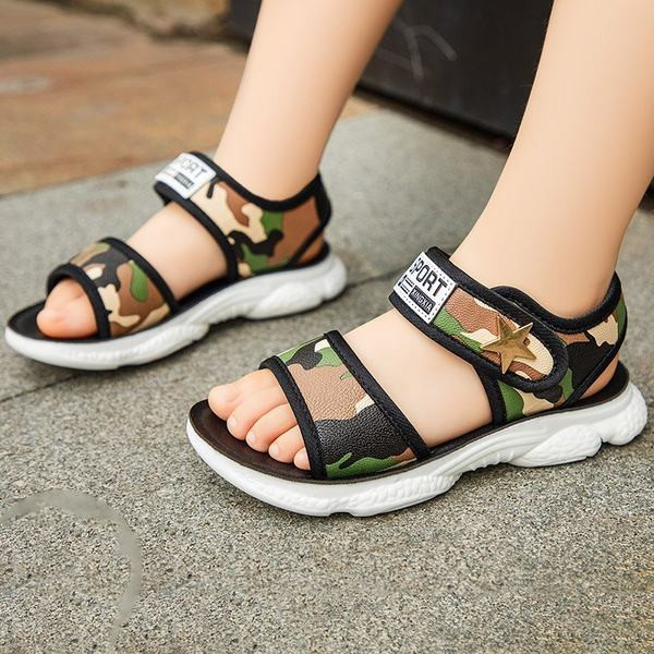 Dječje sandale s maskirnim uzorkom za dječake