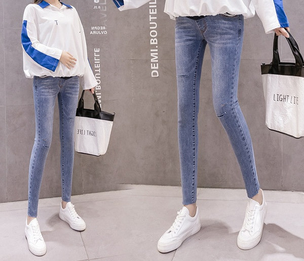 Γυναικείο τζιν Slim μοντέλο για εγκύους