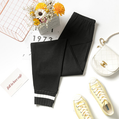 Ženske sportske hlače obični model za trudnice