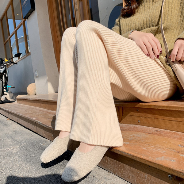 Ženske moderne duge hlače na vezanje za trudnice