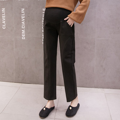 Μακρύ γυναικείο παντελόνι απλό μοντέλο για έγκυες γυναίκες