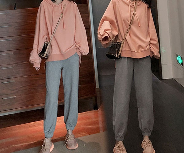 Ženski casual komplet hlače i bluza za trudnice