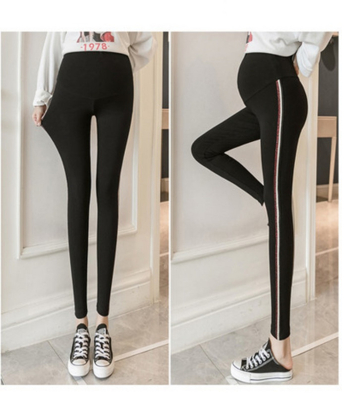 Γυναικείο καθημερινό κολάν με βολάν για έγκυες γυναίκες