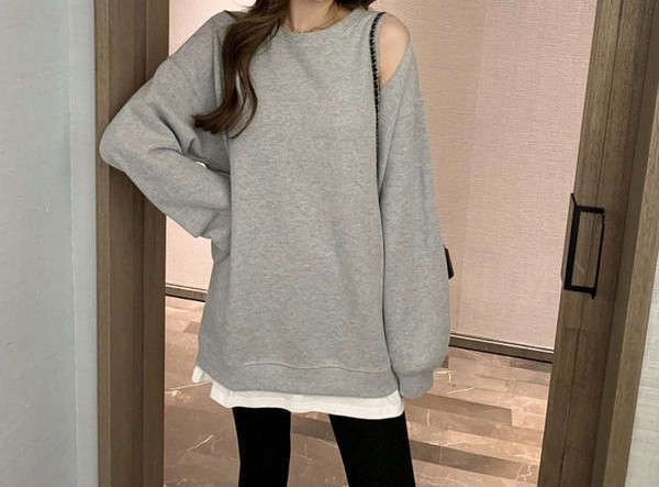 Ženska casual bluza jednobojni model za trudnice