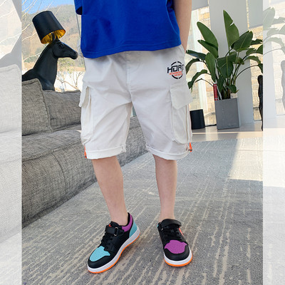 Bērnu šorti zēniem ar uzrakstu un saitēm