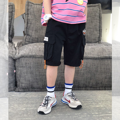 Bērnu šorti zēniem ar uzrakstu un saitēm