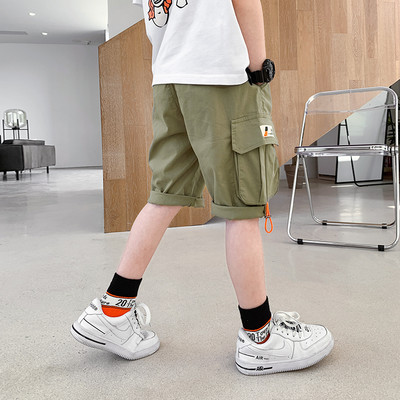 Bērnu šorti zēniem ar uzrakstu un saitēm