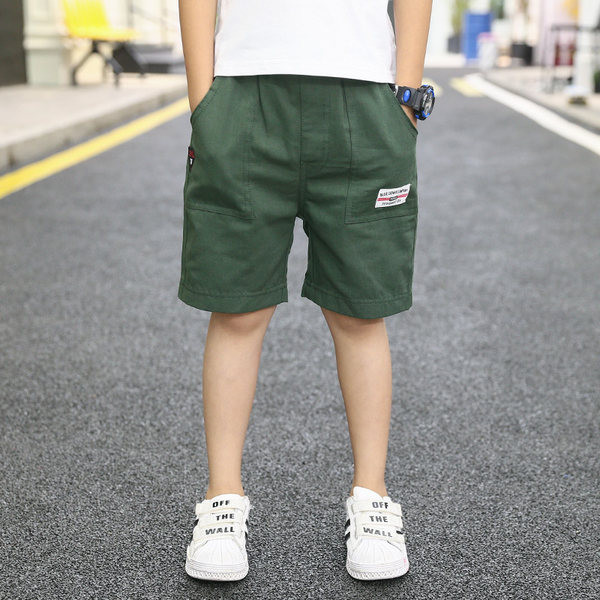 Casual παιδικό παντελόνι με τσέπες και ελαστική μέση