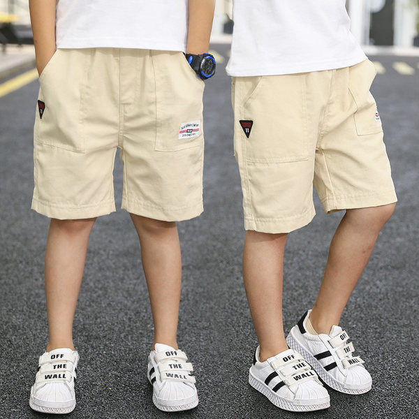 Casual παιδικό παντελόνι με τσέπες και ελαστική μέση