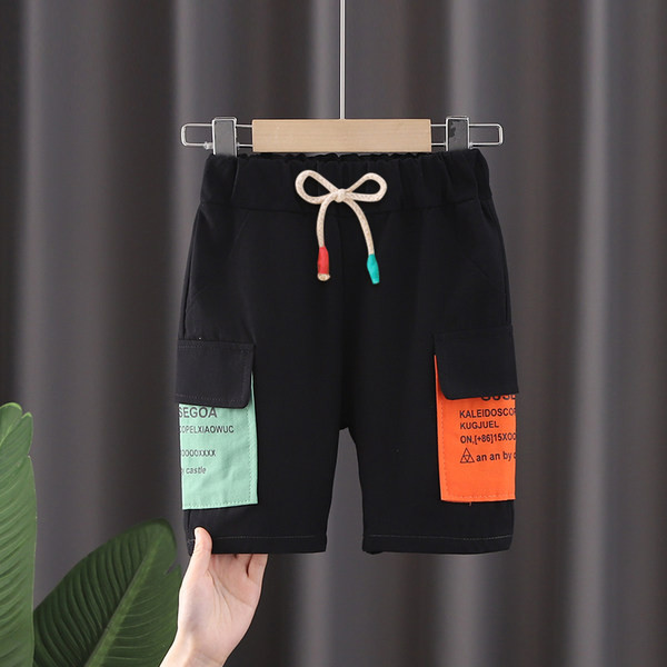 Dječje ležerne kratke hlače za dječake s džepovima