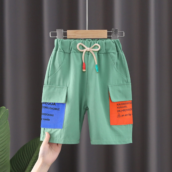 Dječje ležerne kratke hlače za dječake s džepovima