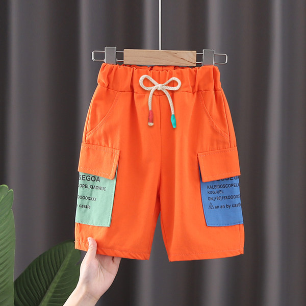 Dječje ležerne kratke hlače za dječake s džepovima