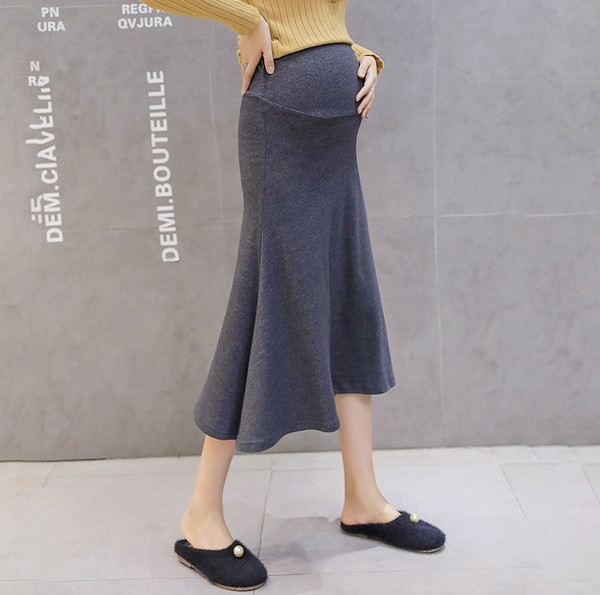 Laisvalaikio moteriško kirpimo sijonas nėščiosioms