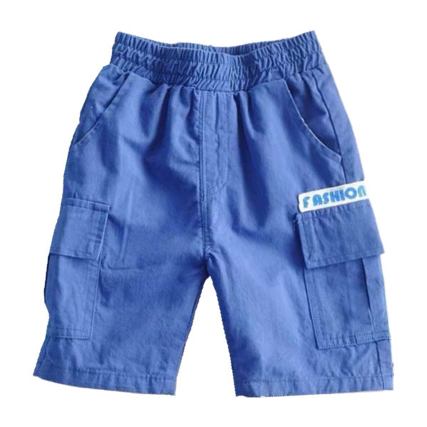 Vaikiški šortai su elastiniu juosmeniu ir kišenėmis