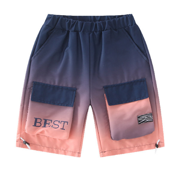 Παιδικά σορτς με τσέπες και κορδόνια