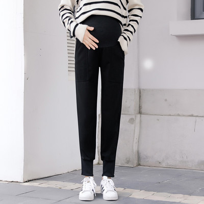 Γυναικείο αθλητικό μακρύ παντελόνι με τσέπες για έγκυες γυναίκες