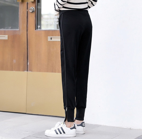 Γυναικείο αθλητικό μακρύ παντελόνι με τσέπες για έγκυες γυναίκες