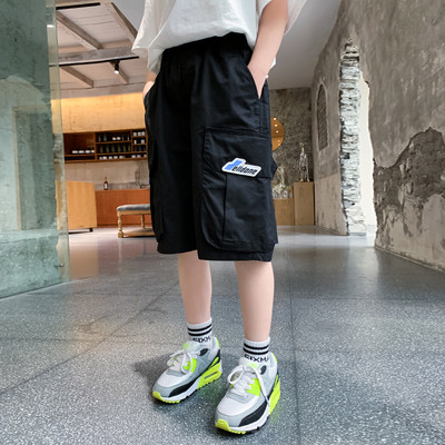 Dječje 3/4 hlače s džepovima za dječake