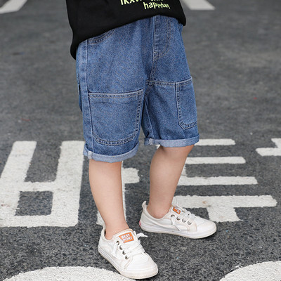 Dječje ležerne kratke traperice s džepovima-za dječake