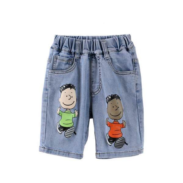 Παιδικά σορτς με απλικέ και ελαστική μέση