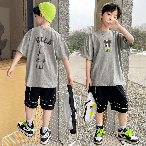 Uus mudel vabaaja lastepüksid valge äärisega