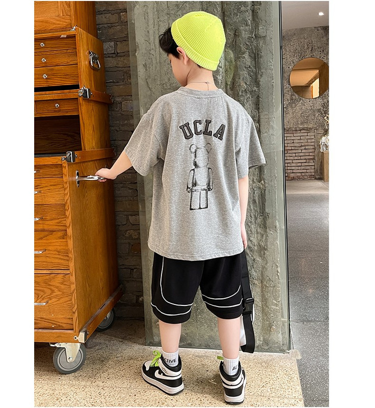 Uus mudel vabaaja lastepüksid valge äärisega