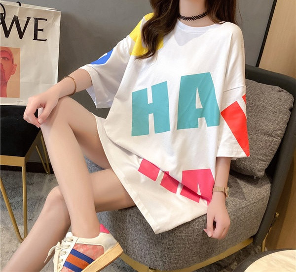 Ženska moderna široka bluza kratkih rukava za trudnice