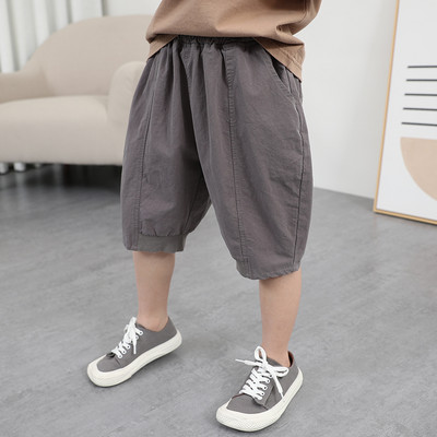 Παιδικά σορτς με τσέπες φαρδύ μοντέλο για αγόρια