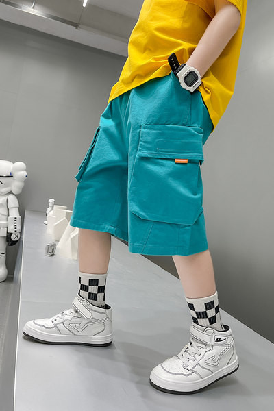 3/4 παιδικό παντελόνι για αγόρια με μεγάλες τσέπες