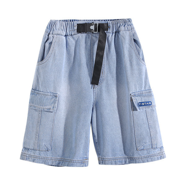 Dječje traperice 3/4 hlače s džepovima