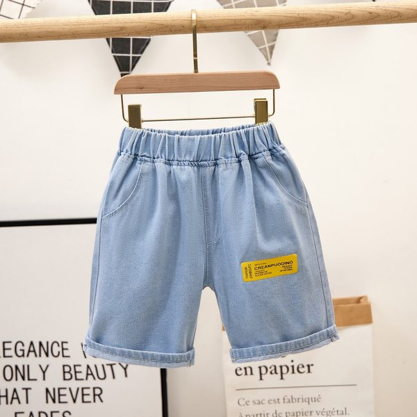 Jeans kratke hlače s elastičnim strukom za dječake