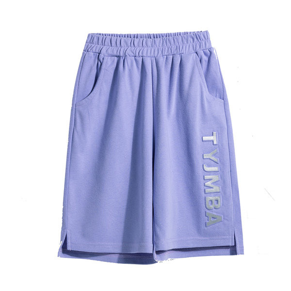 Casual παιδικό παντελόνι 3/4 με επιγραφή και τσέπες