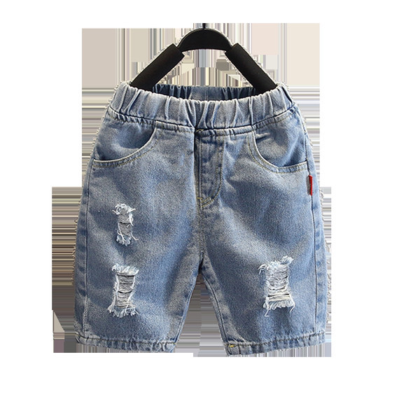 Παιδικά σορτς τζιν με σκισμένο σχέδιο
