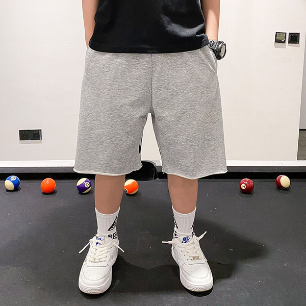 Παντελόνι 3/4 με επιγραφές και ελαστική μέση