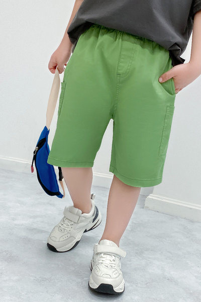 Ležerne kratke hlače za dječake s elastičnim strukom i džepovima