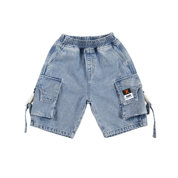 Παιδικά τζιν 3/4 για αγόρια με τσέπες