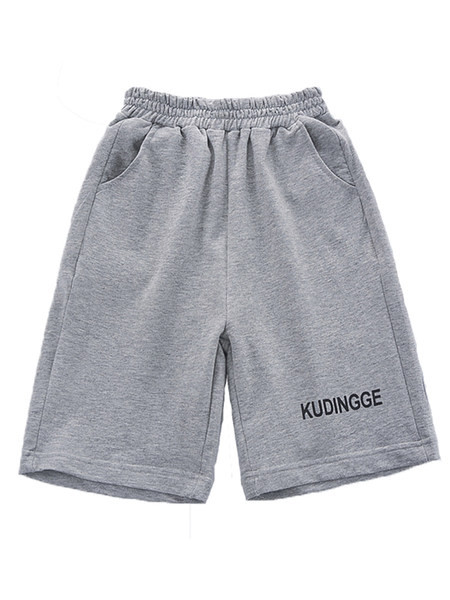 Καλοκαίρι παντελόνι 3/4 με επιγραφή για αγόρια