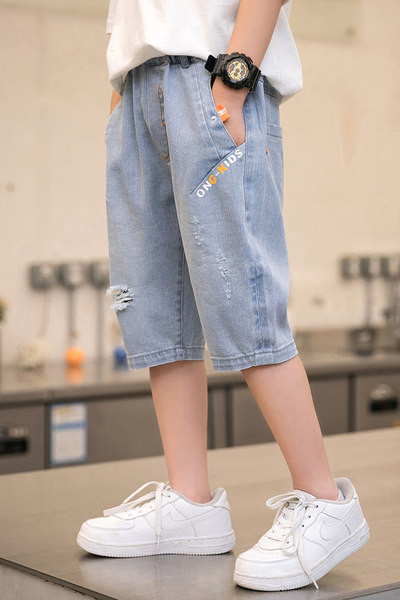 Dječje ljetne traperice 3/4 dužine i džepovima