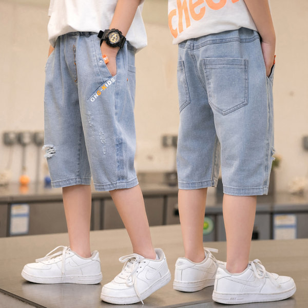 Dječje ljetne traperice 3/4 dužine i džepovima