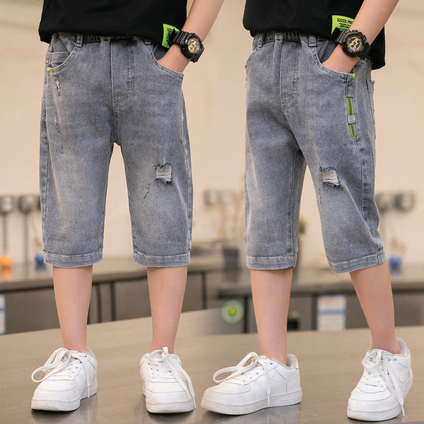 Dječje ljetne traperice 3/4 dužine i džepovima