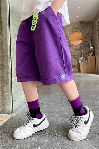 Ikdienas 3/4 šorti zēniem ar elastīgu jostasvietu