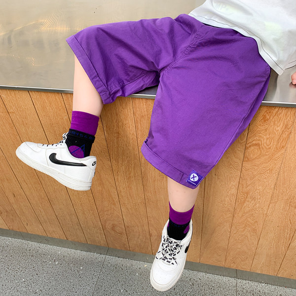 Ikdienas 3/4 šorti zēniem ar elastīgu jostasvietu