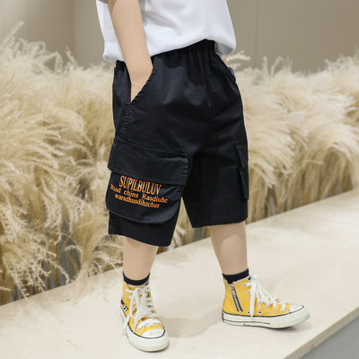 Пролетни детски панталони с джобове 