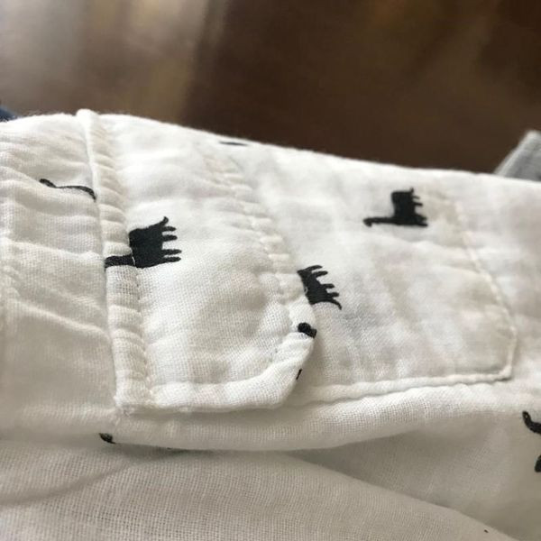 Летни памучни панталони с ластична талия