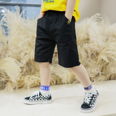 Детски 3/4 панталон с джобове и емблема