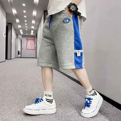 Летни памучни панталони с джобове и надписи