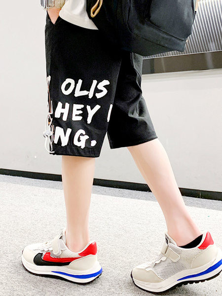 Ежедневни детски панталони с надписи-за момчета