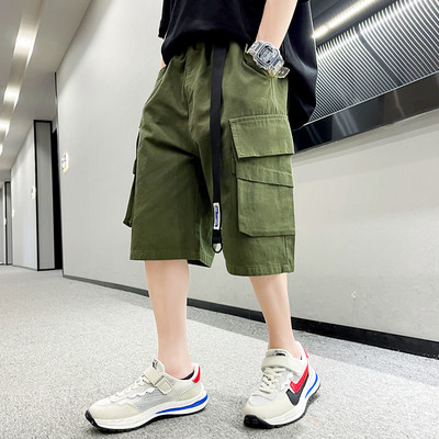 Нов модел детски панталони с джобове-за момчета