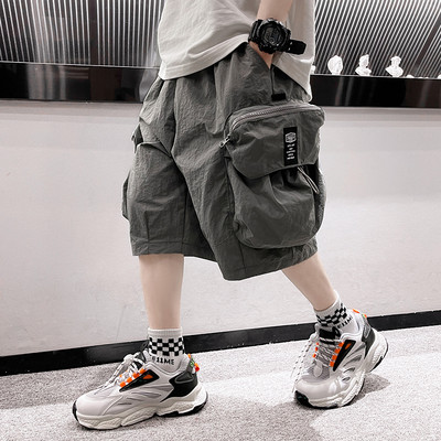 Модерни детски панталони с джобове-за момчета